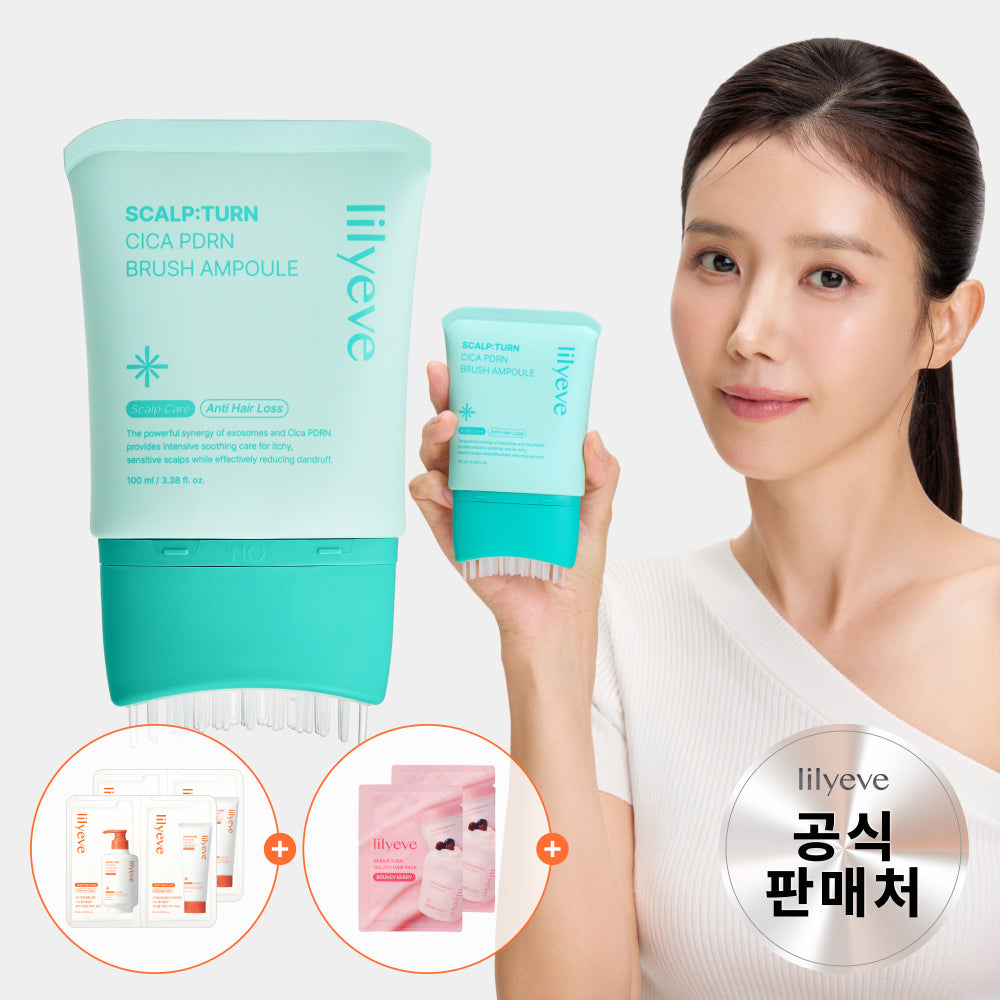 LILYEVE Scalpturn Cica PDRN Brush Ampoule - Korean scalp ampoule