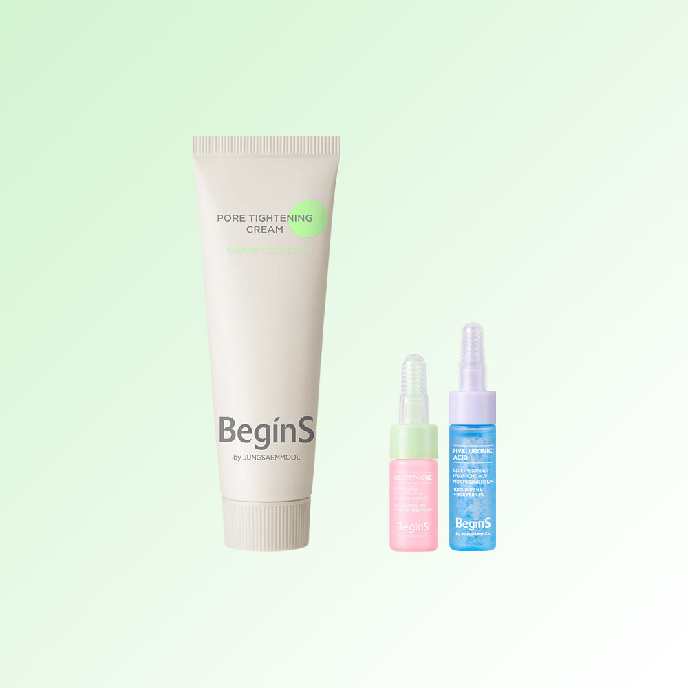 JUNG SAEM MOOL BeginS Grape Cica Cell Pore Tightening Cream - Korean face cream