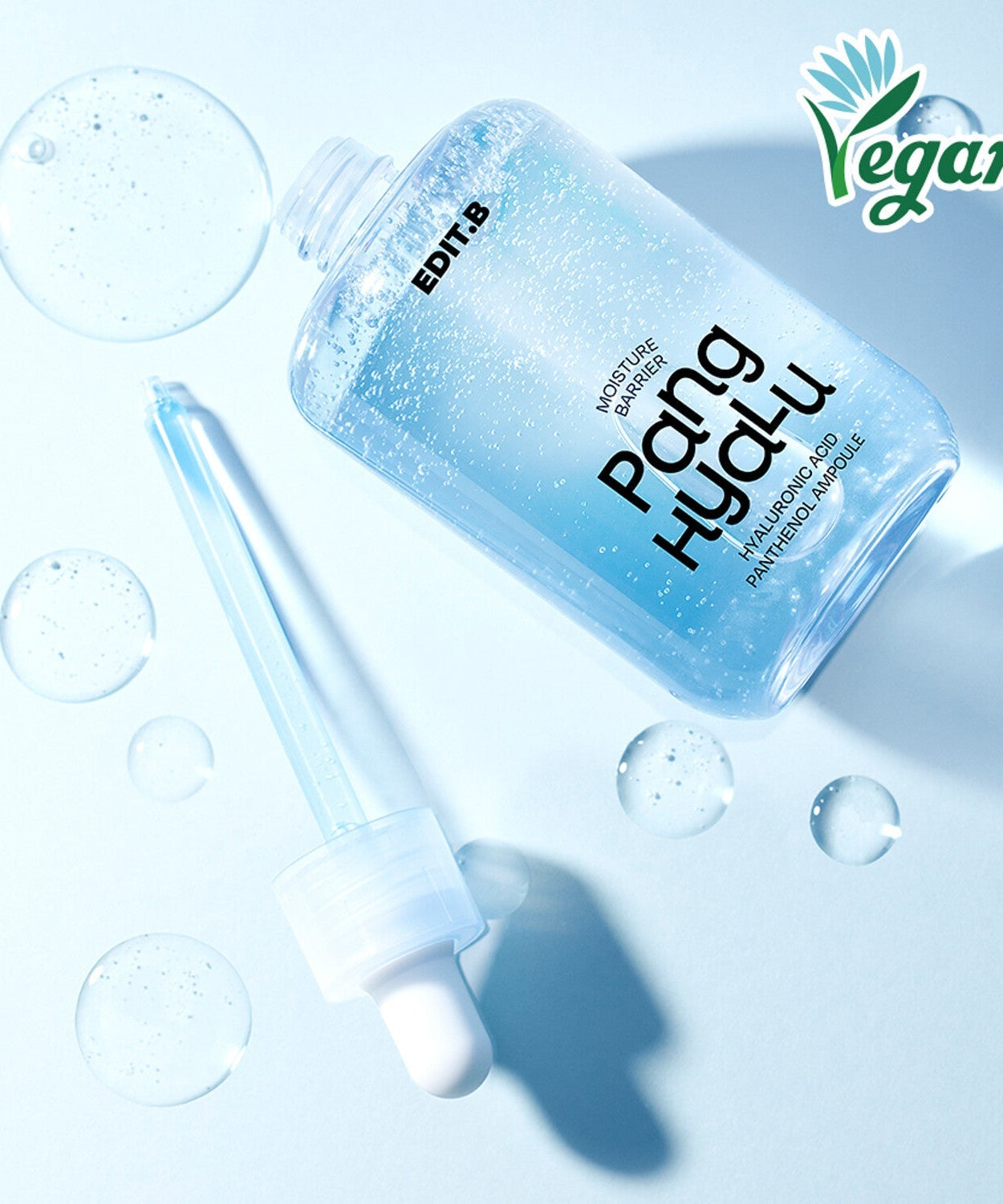 EDIT.B Moisture Barrier Pang Hyalu Hyaluronic Acid Panthenol Ampoule 100ml | Kool Seoul