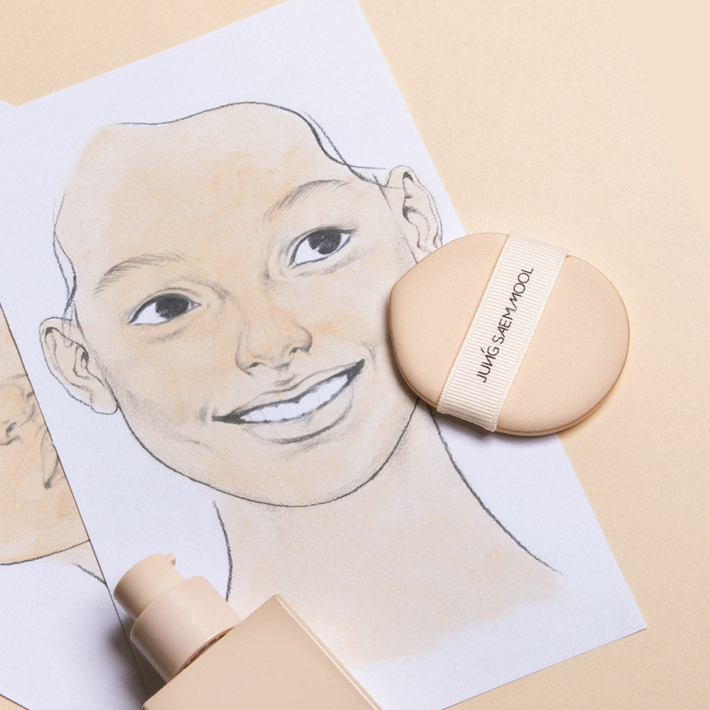JUNG SAEM MOOL Easy-Tap Puff - Korean makeup puff