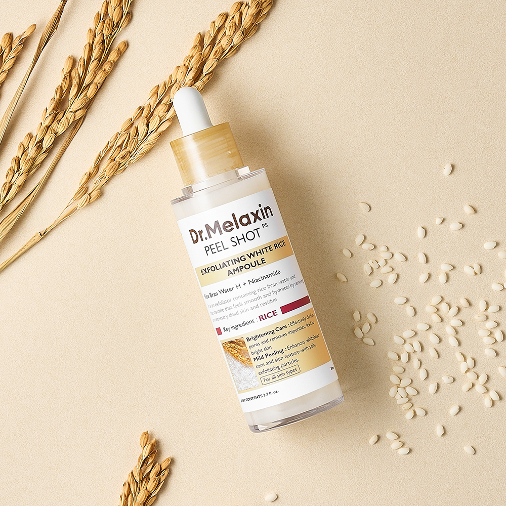 DR.MELAXIN Peel Shot Gommage White Rice Ampoule - Korean exfoliator, view 2