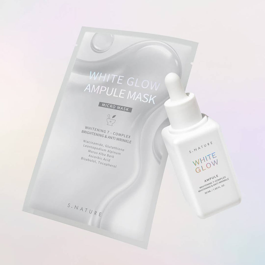 S.NATURE White Glow Ampoule Mask