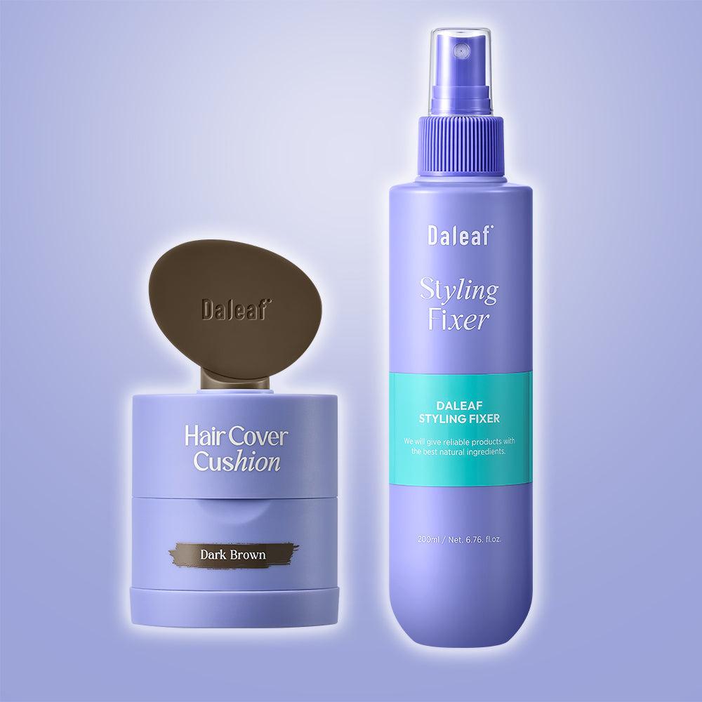 DALEAF Glam Dual Hairline Cover Cushion & Glam Styling Fixer 200ml Set - Korean hair care set, view 2