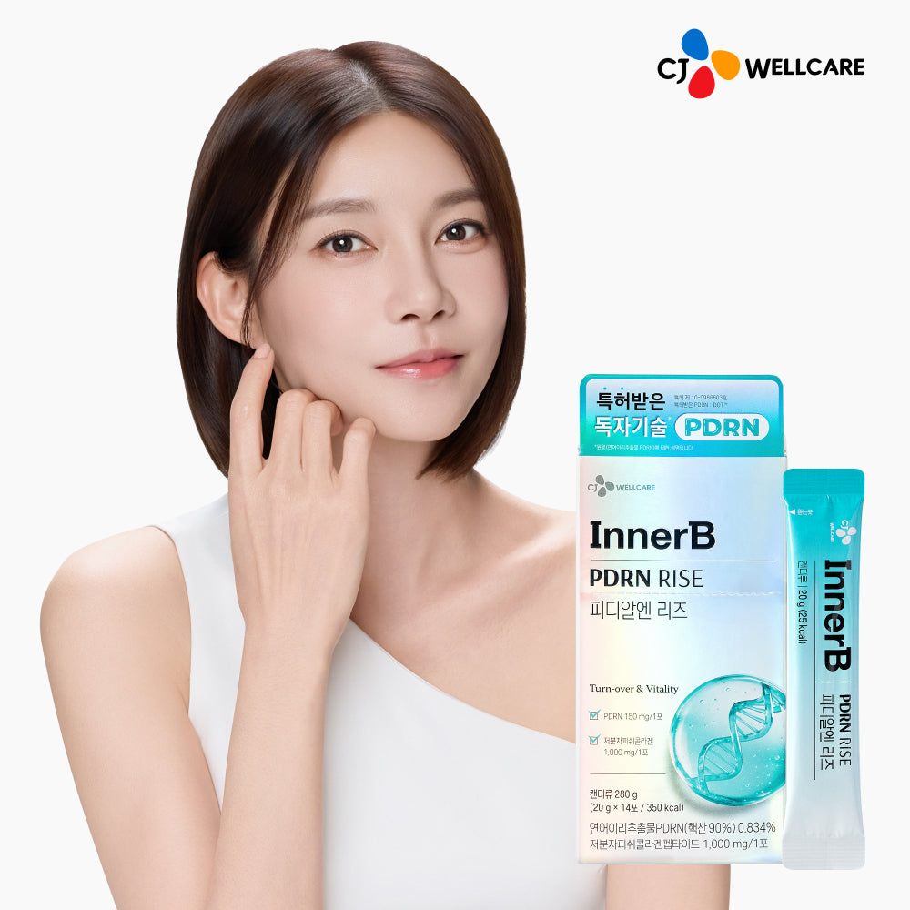 INNERB CJ INNERB Edible PDRN Riz Stick Jelly Low-Molecular Collagen Hyaluronic Mucin 14 stick jellies