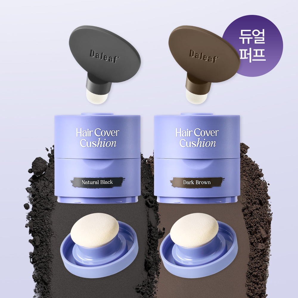 DALEAF Glam Dual Hairline Cover Cushion & Glam Styling Fixer 30ml Set - Korean hair care set, view 2