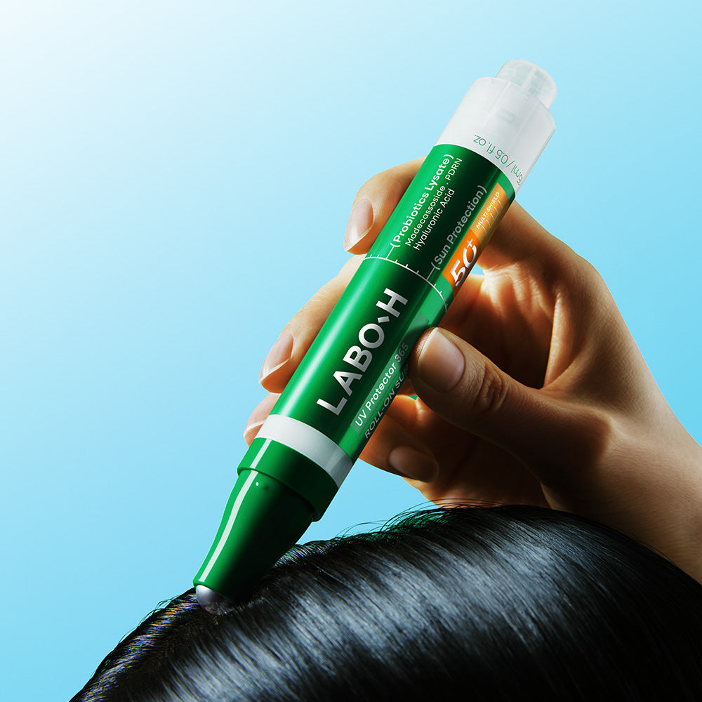 LABO-H UV Protector 365 Scalp Roll-On Sun Serum SPF50+ - Korean scalp sun serum, view 2
