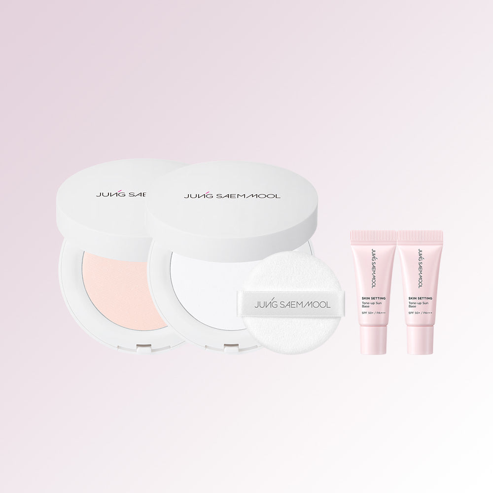 JUNG SAEM MOOL Prolasting Finish Powder Pact - Korean pressed powder