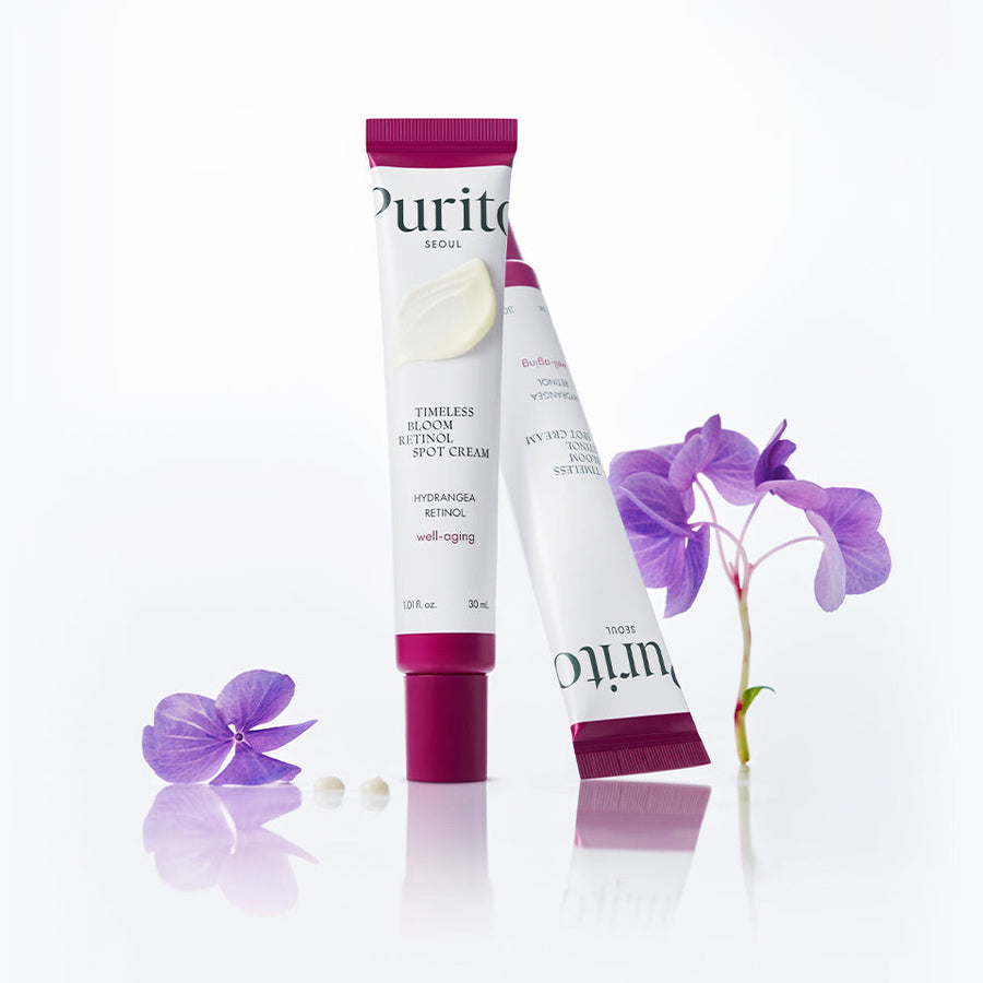 PURITO タイムレスブルーム レチノール スポットクリーム 30ml