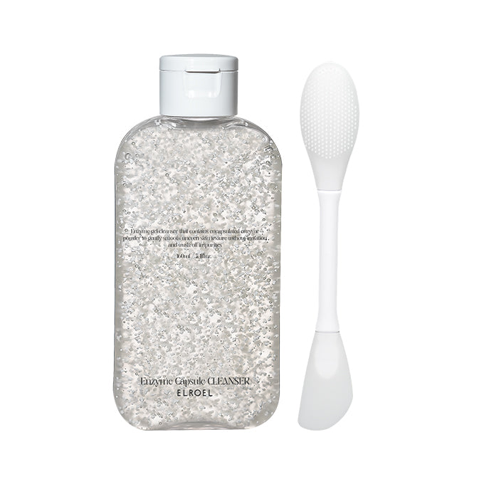 ELROEL Enzyme Capsule Cleanser & Brush Set - Korean face cleanser, view 2
