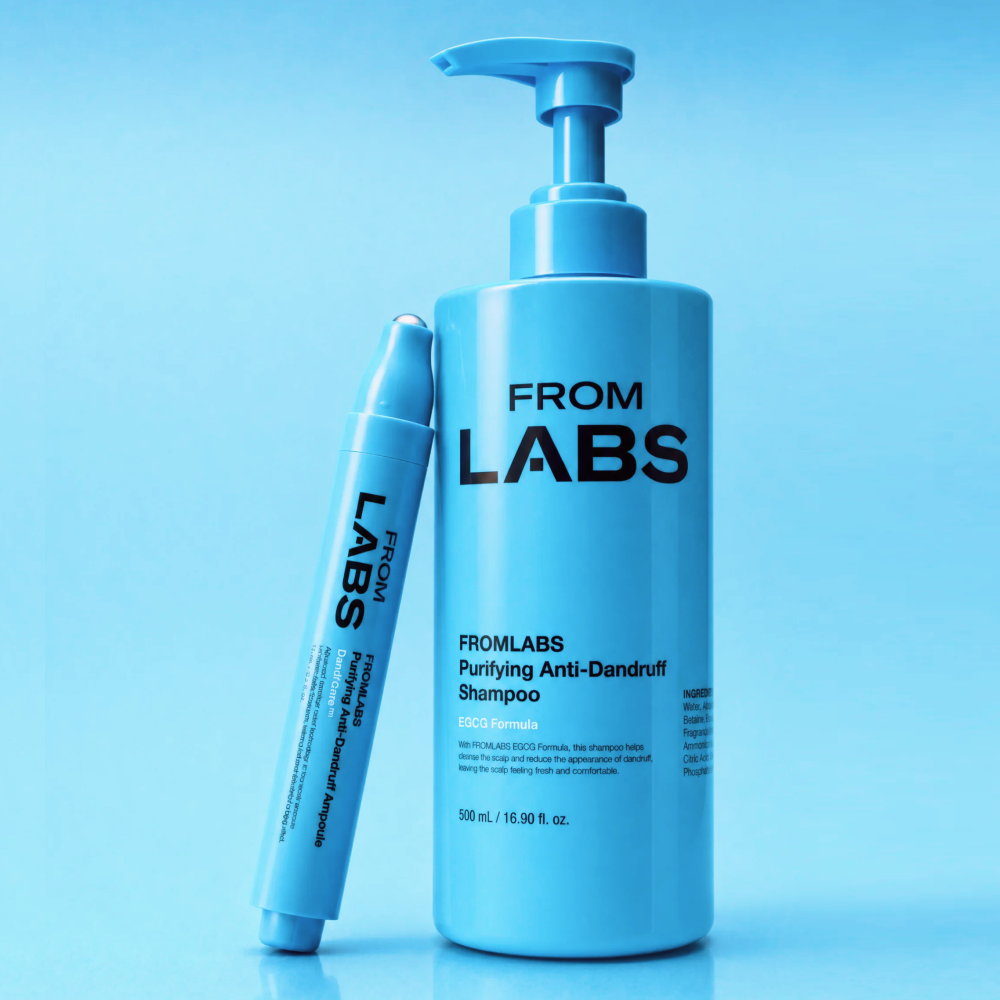 FROMLABS Purifying Anti-Dandruff Shampoo & Ampoule Set - Korean hair care set