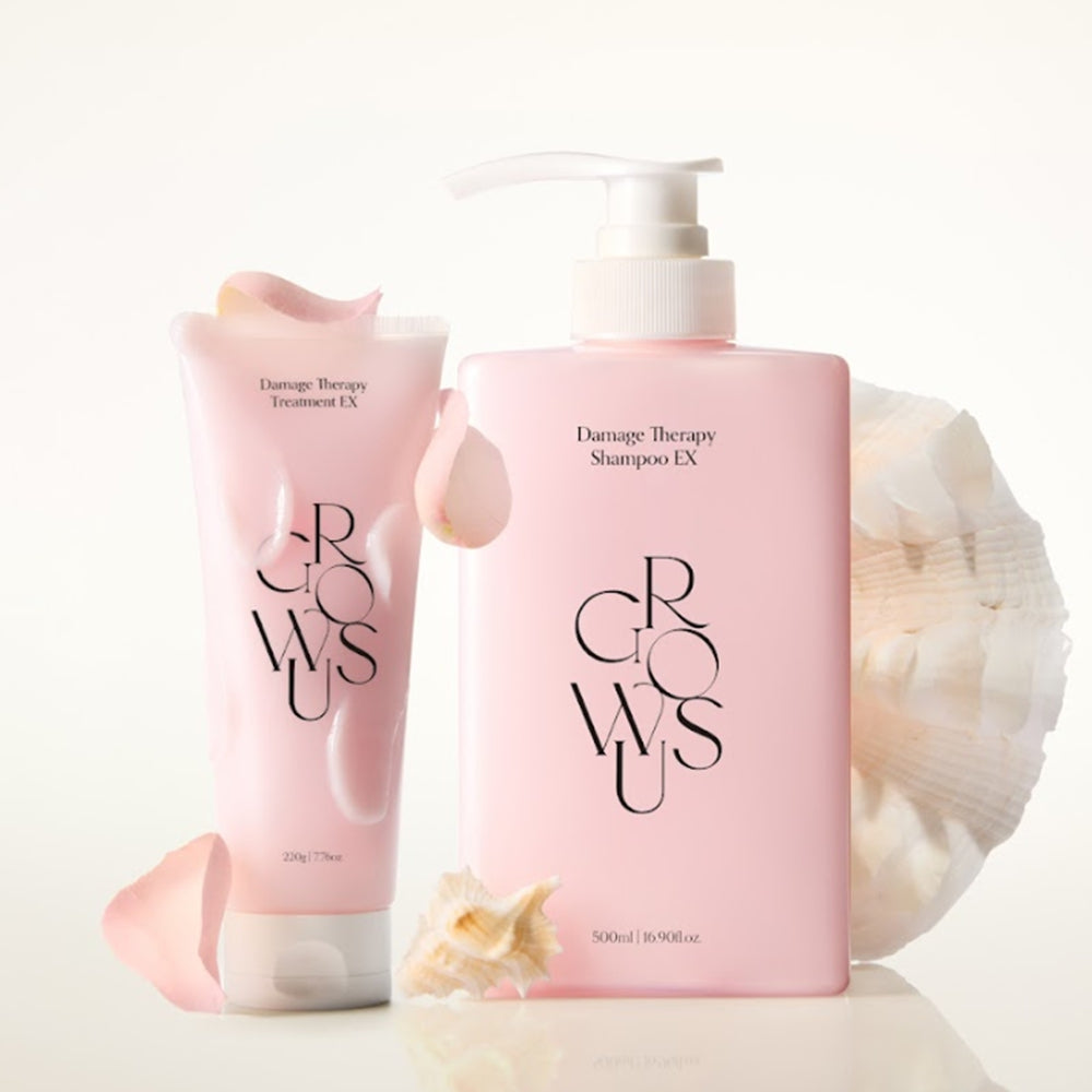 GROWUS Damage Therapy Shampoo EX & Treatment EX Set - Korean hair care set