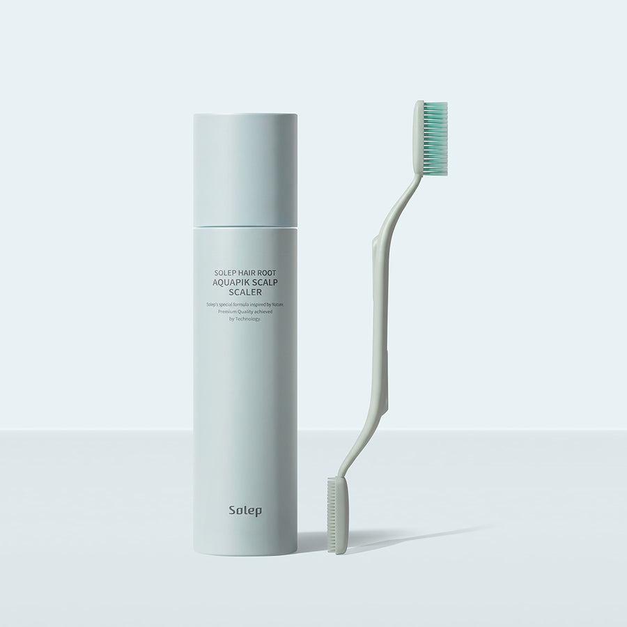 SOLEP Hair Root Aquapik Scalp Scaler & Scalp Brush Set