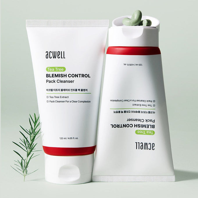 ACWELL Tea Tree Blemish Control Pack Cleanser 120ml