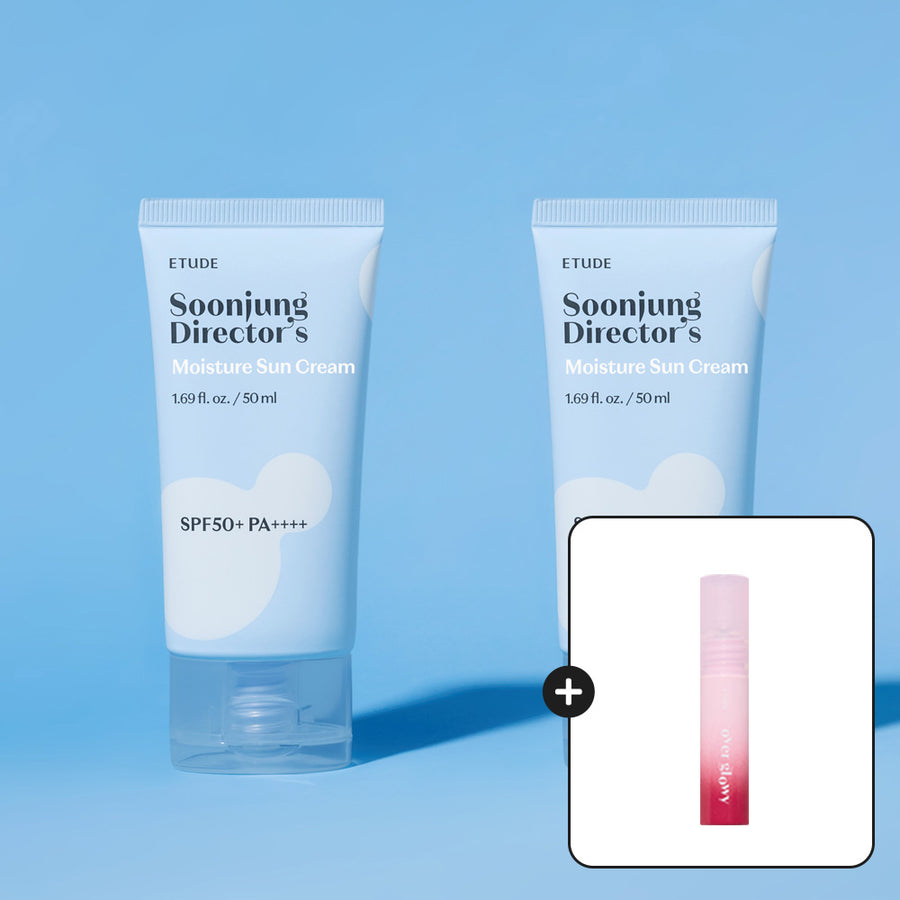 エチュード バリューダブルセット スンジョン ディレクター モイスチャーサンクリーム , SPF50+ PA++++ 50ml
