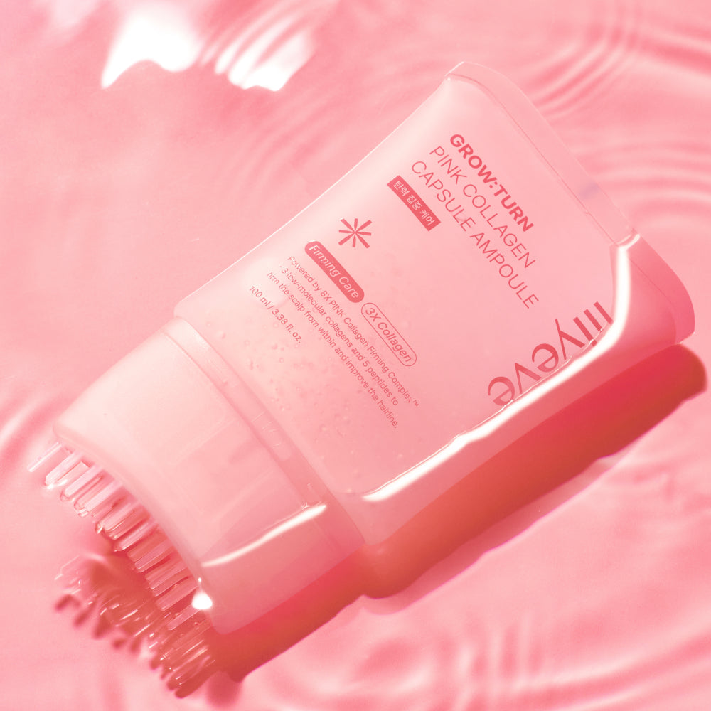 LILYEVE Growturn Pink Low Molecular Collagen Capsule Brush Ampoule - Korean scalp ampoule, view 2