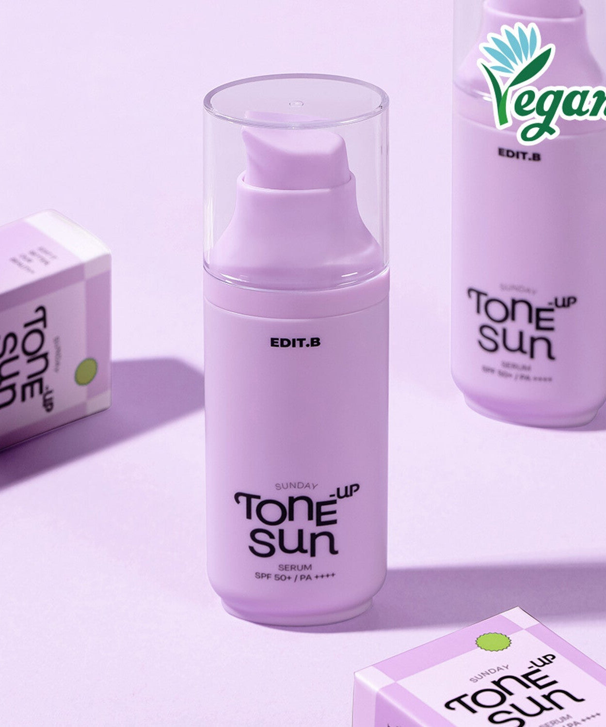 EDIT.B Sunday Tone-Up Sun Serum 55ml SPF50+ PA ++++ | Kool Seoul