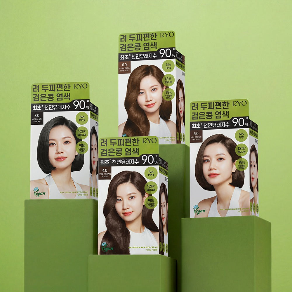 RYO Black Bean Scalp-Friendly Gray Hair Color - Korean hair color, view 2