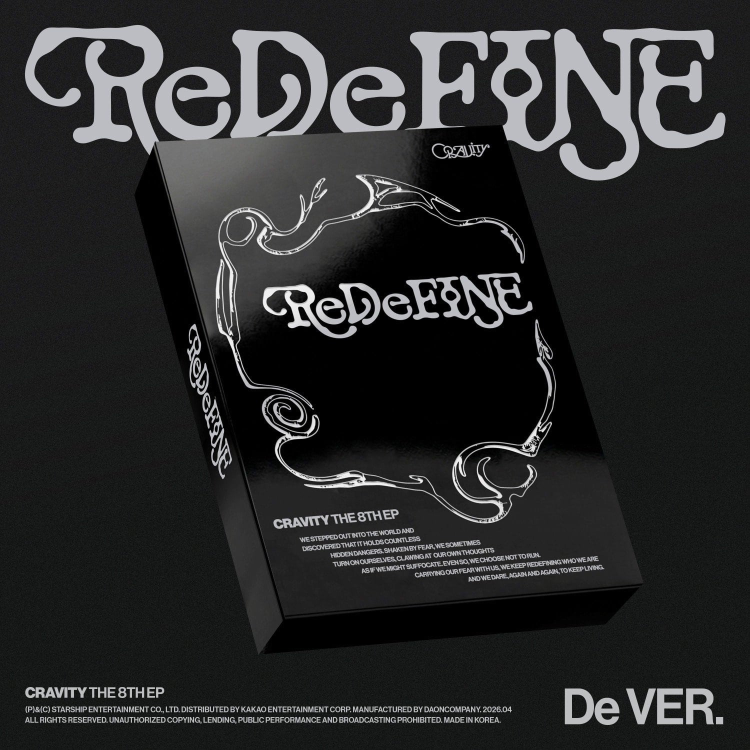 CRAVITY - CRAVITY THE 8TH EP [ReDeFINE] (De VER.) (Limited) - Kpop Album Koolseoul