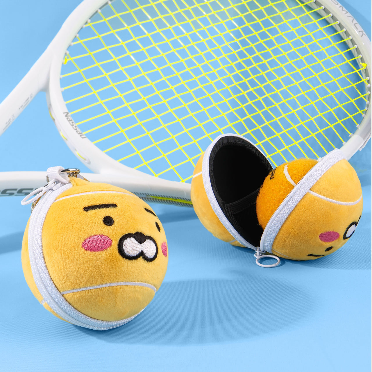 Pouch Keychain Ryan Tennis - Authentic Kakao Friends from Korea | Koolseoul