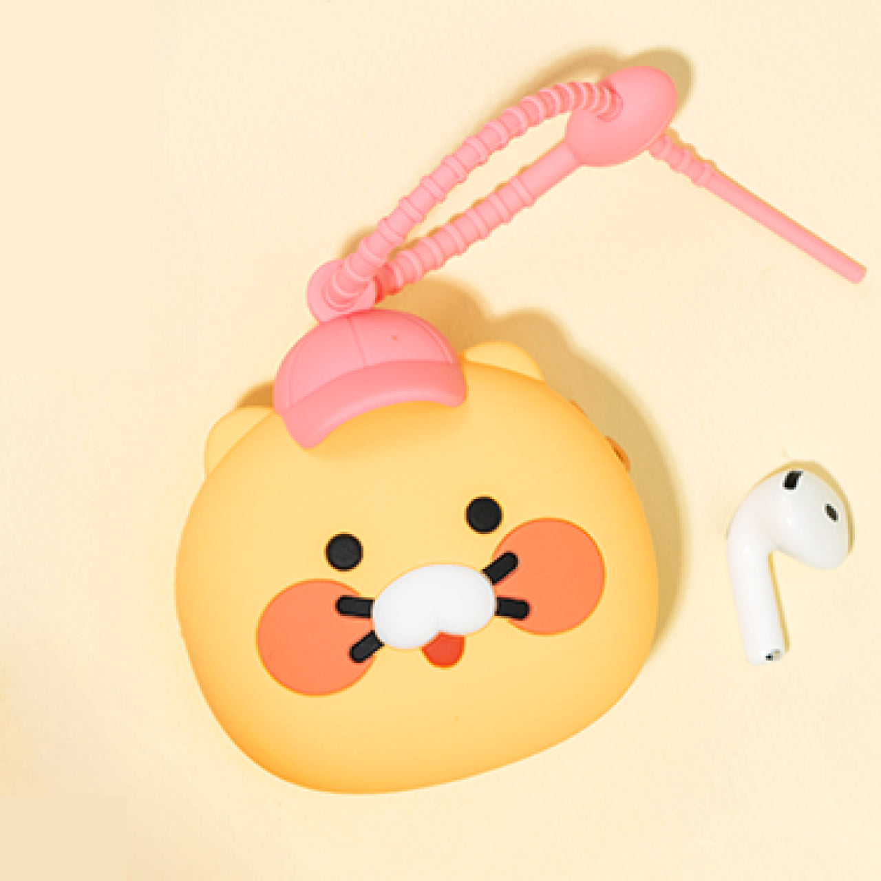 Silicone Pouch Chunsik Hat(PINK) - Korean kawaii Kakao Friends | Koolseoul