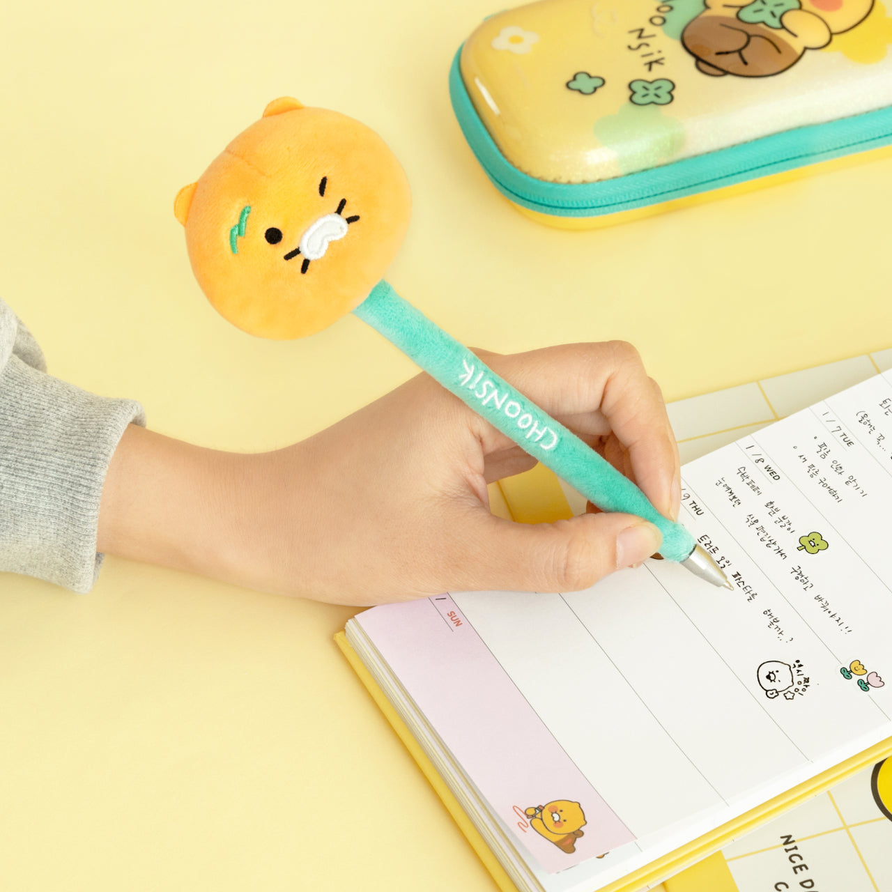 Plush Pen Chunsik - Official Kakao Friends merchandise | Koolseoul