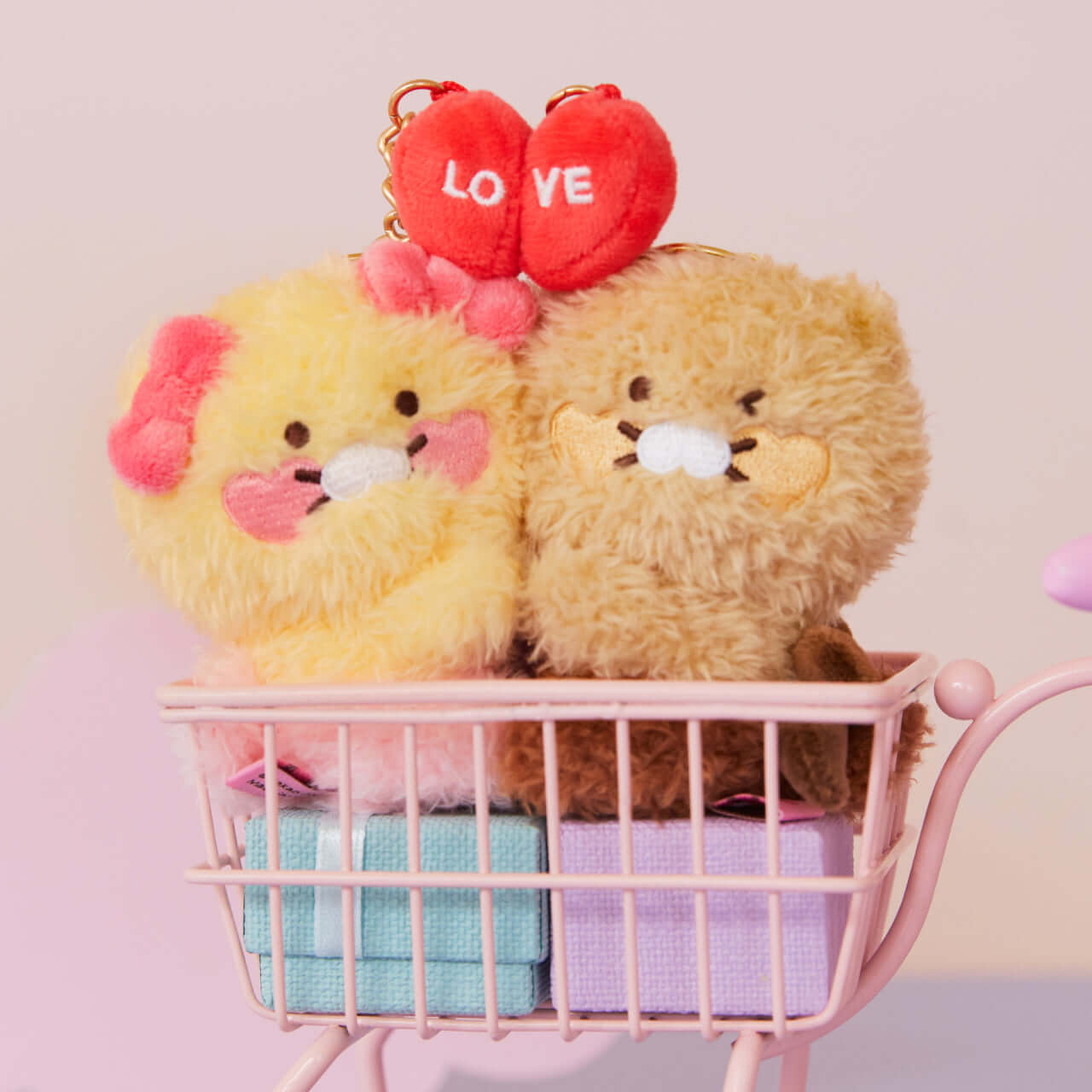 Kakao Friends Chunsik Plush Keyring Set
