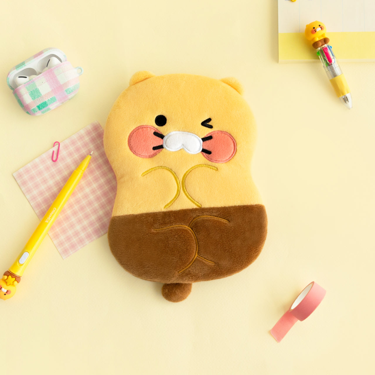 Chunsik Flat Pouch - Official Kakao Friends merchandise | Koolseoul