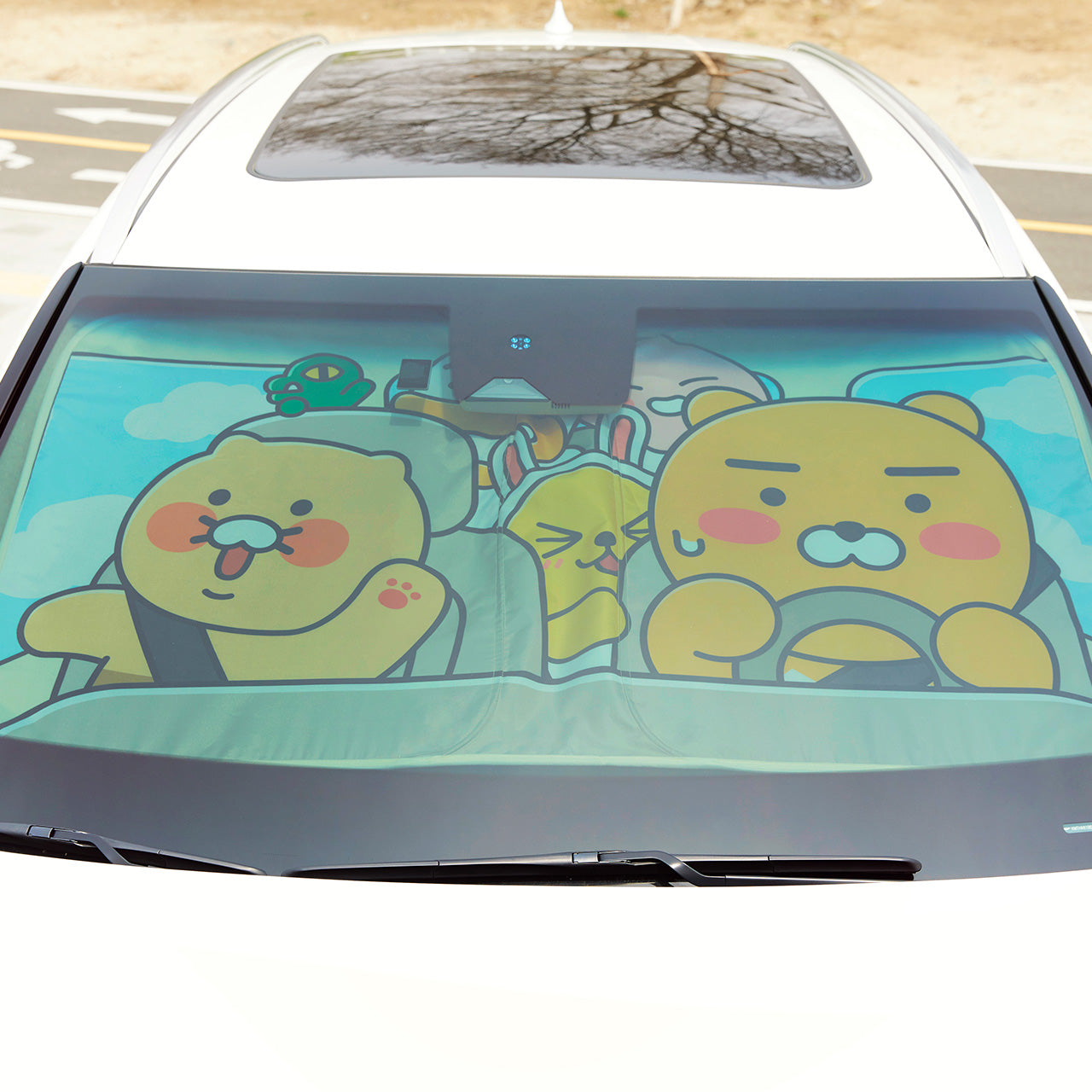 Glass Friends Car Accessory - Korean kawaii Kakao Friends | Koolseoul