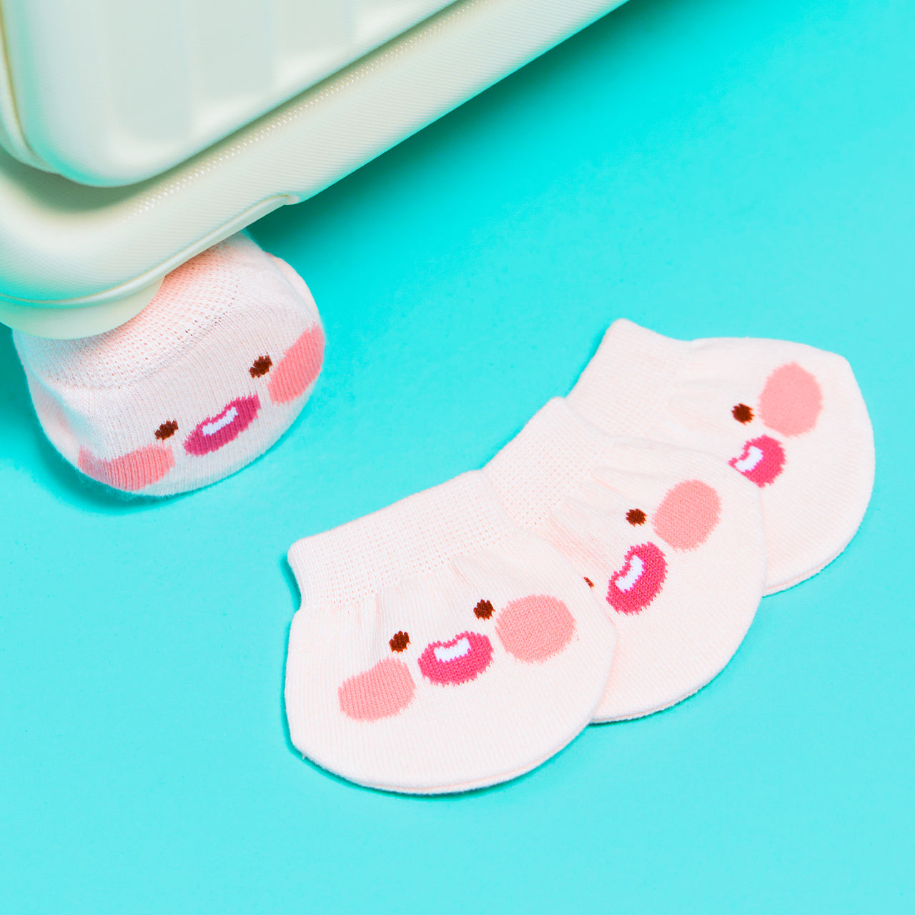 Valise 4P Apeach Travel Accessory - Korean kawaii Kakao Friends | Koolseoul