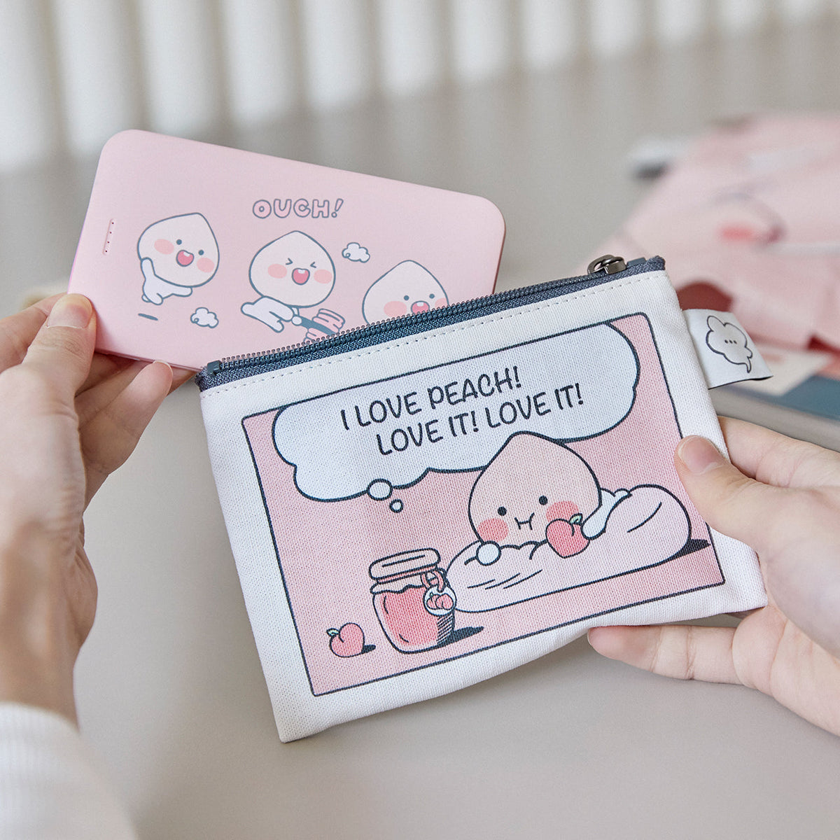 MiniPochette Apeach Pouch - Korean kawaii Kakao Friends | Koolseoul