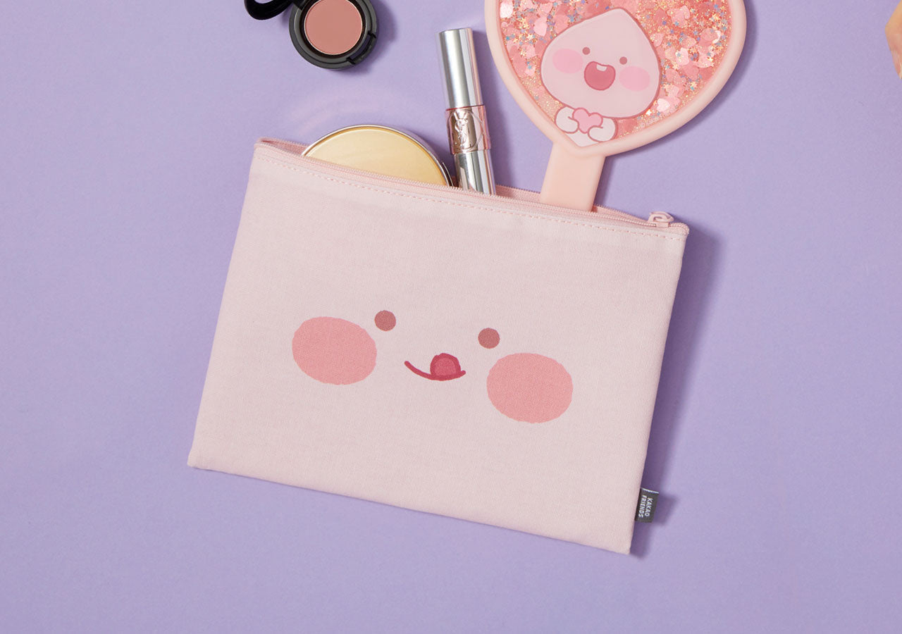 LovelyApeach Pouch Apeach - Official Kakao Friends merchandise | Koolseoul