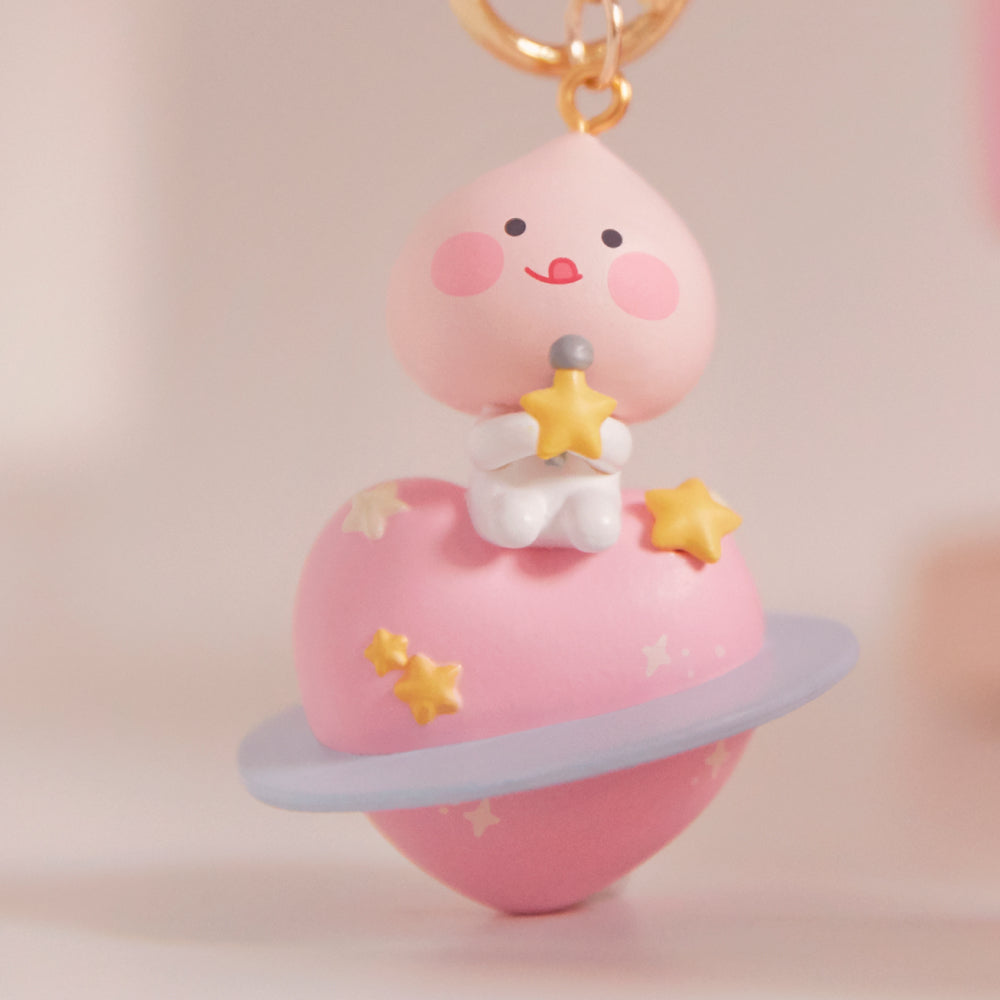 Figurine Keychain Little Apeach - Authentic Kakao Friends from Korea | Koolseoul