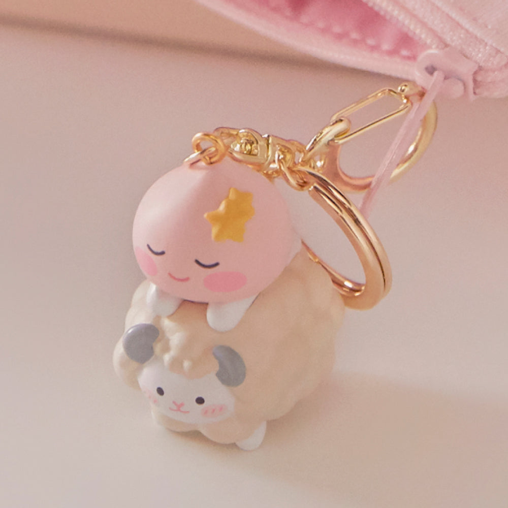 Figurine Keychain Little Apeach - Official Kakao Friends merchandise | Koolseoul