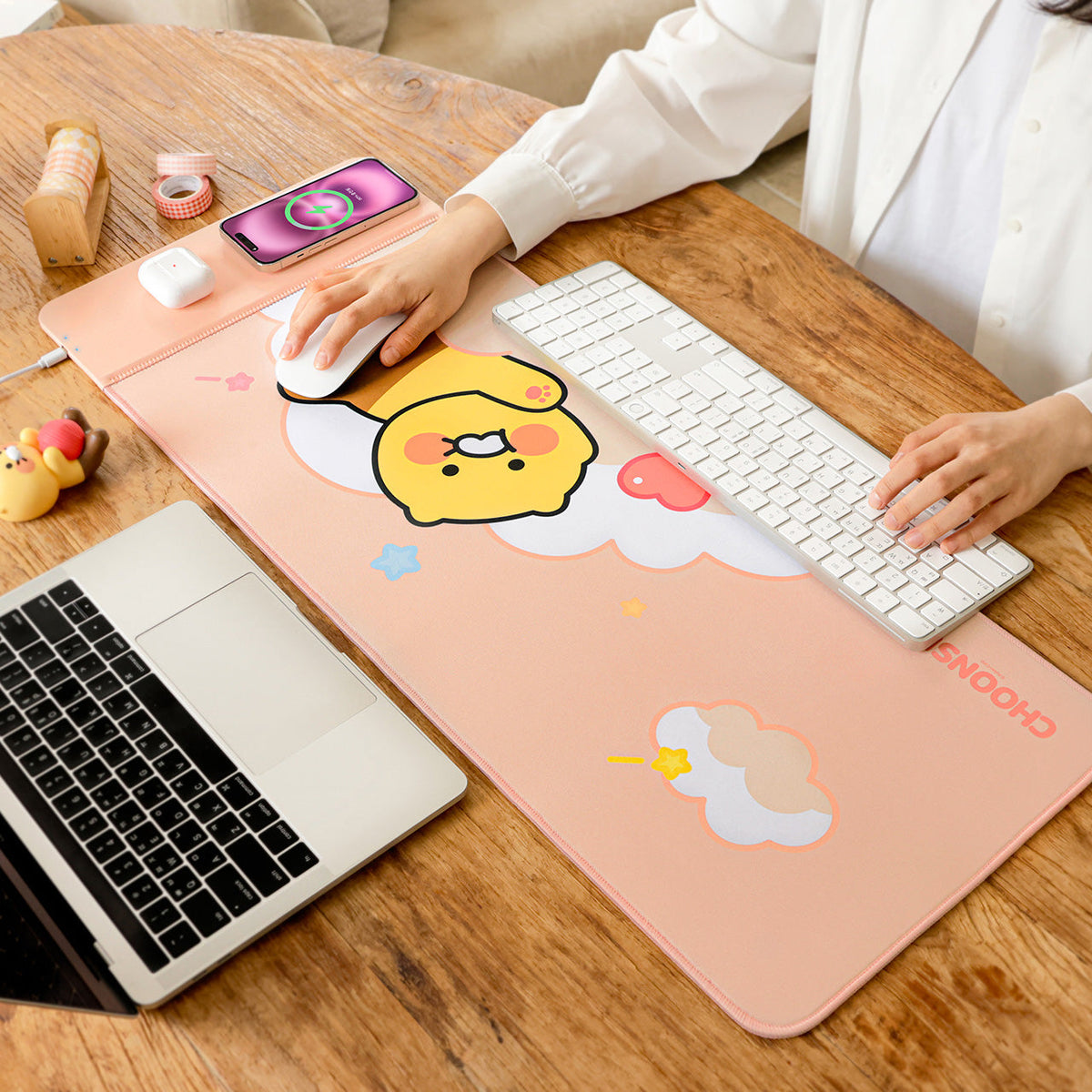 Rose Mouse Pad - Authentic Kakao Friends from Korea | Koolseoul