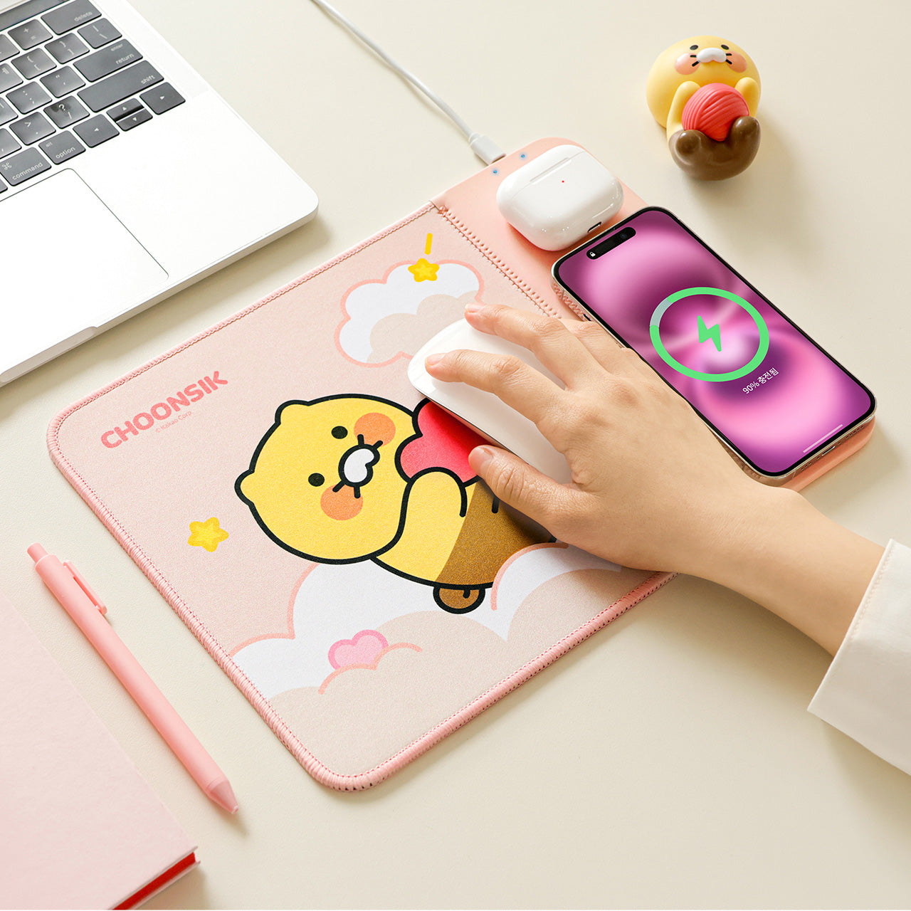 Mouse Pad Rose - Official Kakao Friends merchandise | Koolseoul