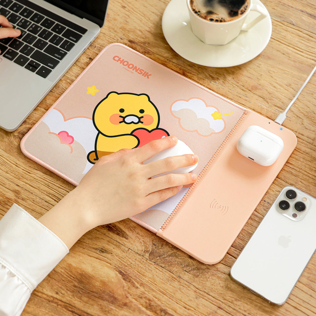 Mouse Pad Rose - Authentic Kakao Friends from Korea | Koolseoul