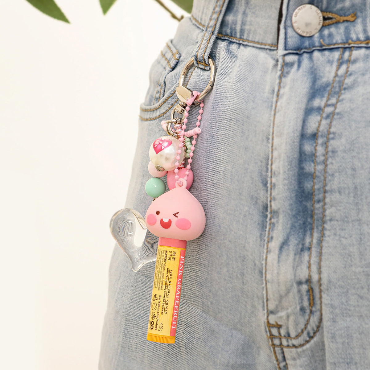 Baume Levres Keychain Apeach - Korean kawaii Kakao Friends | Koolseoul