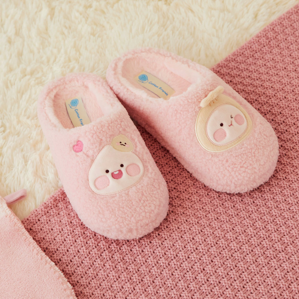 Friends Slippers Little Apeach - Korean kawaii Kakao Friends | Koolseoul