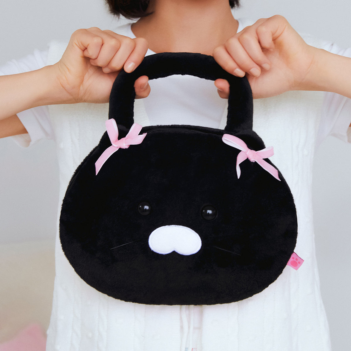 Black Pouch Blanket Chunsik - Authentic Kakao Friends from Korea | Koolseoul