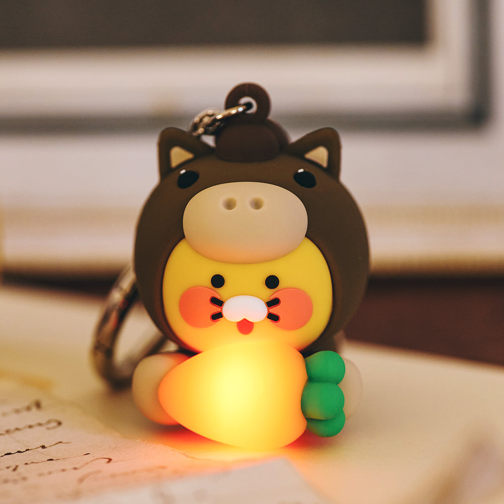 LED Figurine Keychain Chunsik - Korean kawaii Kakao Friends | Koolseoul