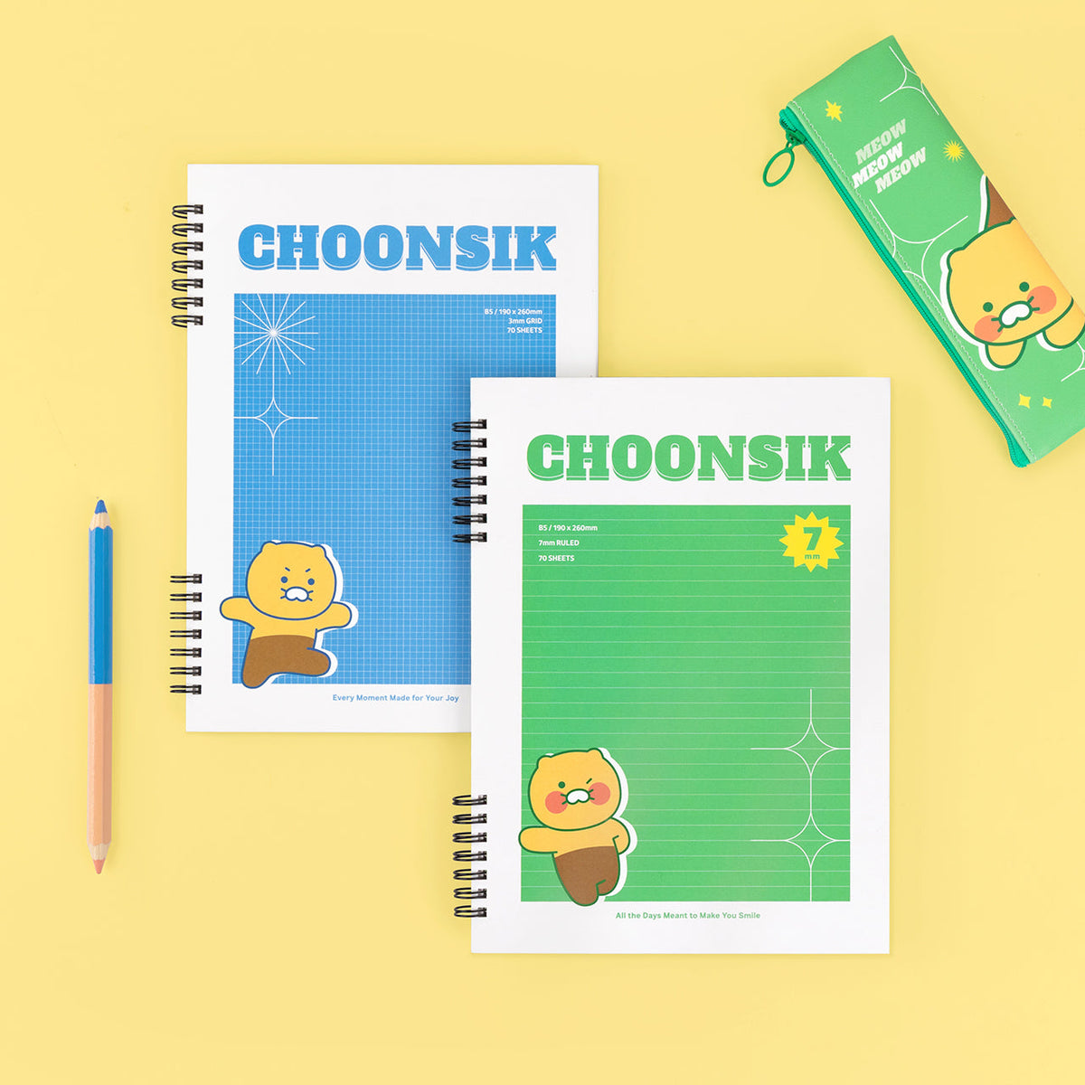 Chunsik Notebook Stationery - Official Kakao Friends merchandise | Koolseoul