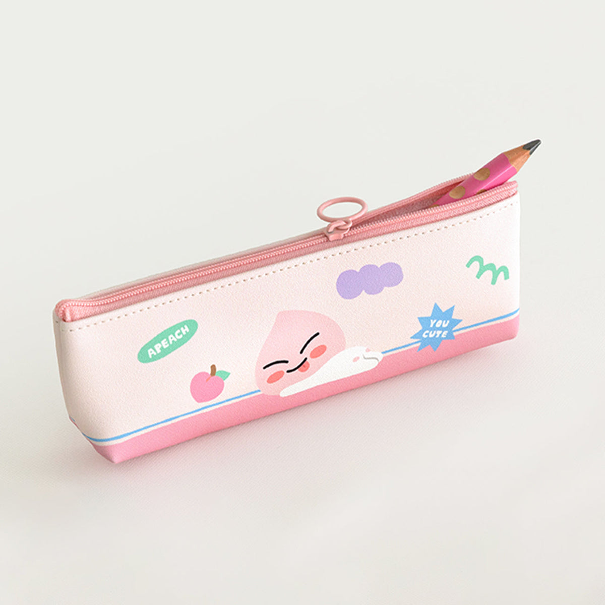 Pencil Case Apeach Stationery - Korean kawaii Kakao Friends | Koolseoul
