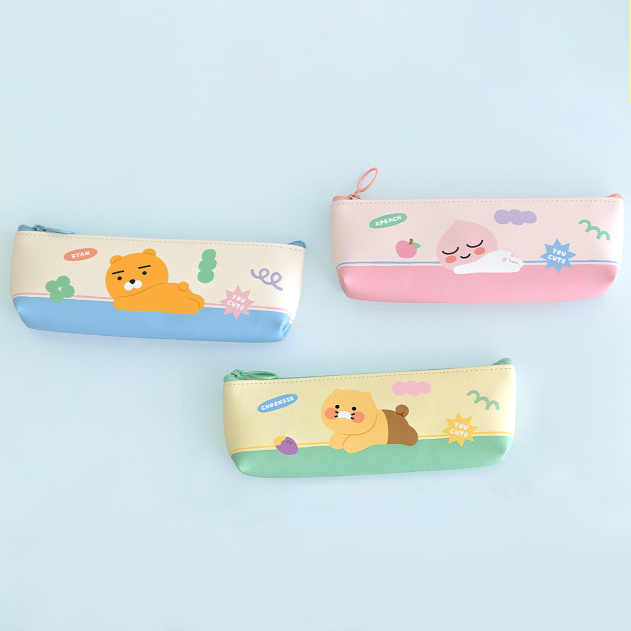 Pencil Case Apeach Stationery - Official Kakao Friends merchandise | Koolseoul