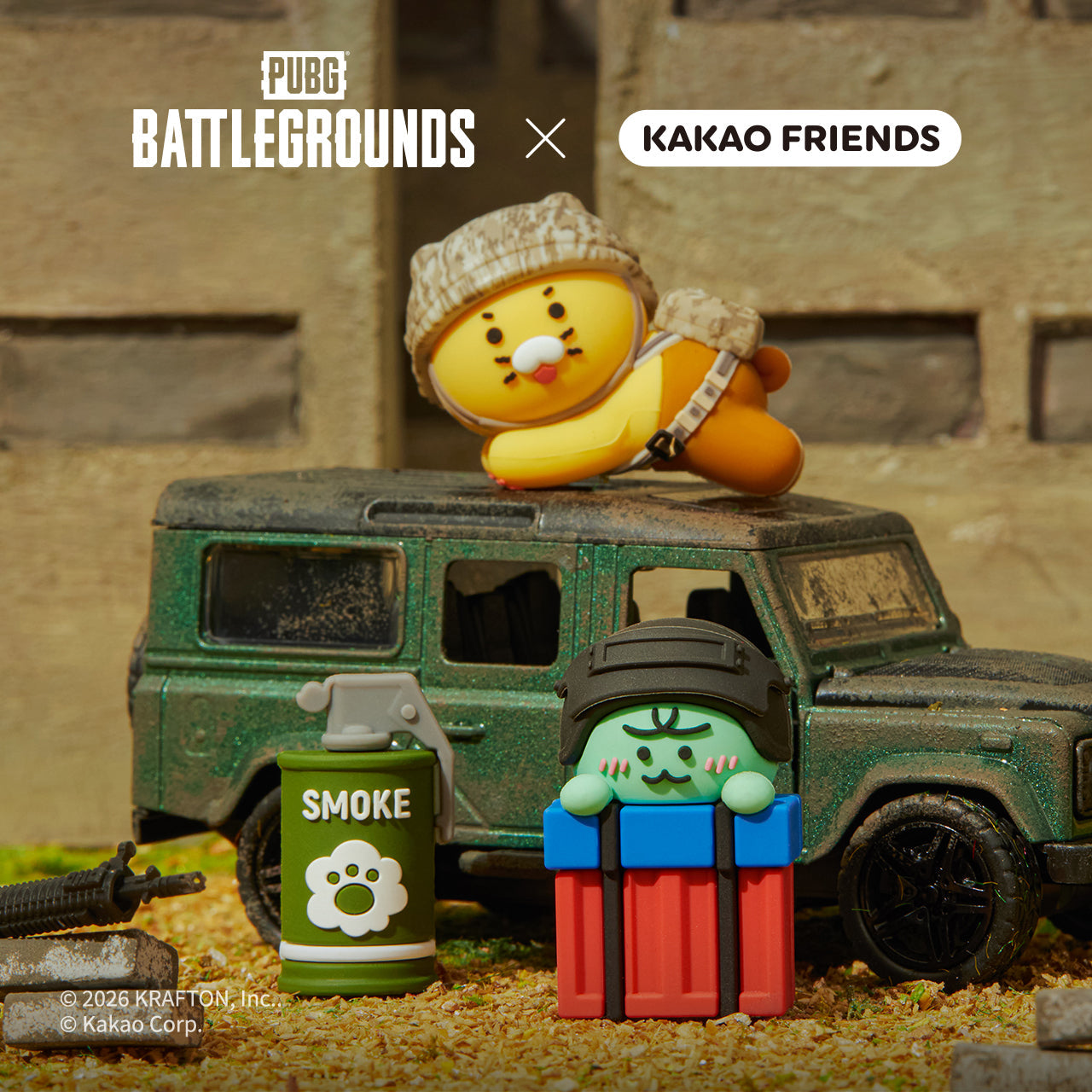 XFriends Figurine Friends Car Accessory - Korean kawaii Kakao Friends | Koolseoul