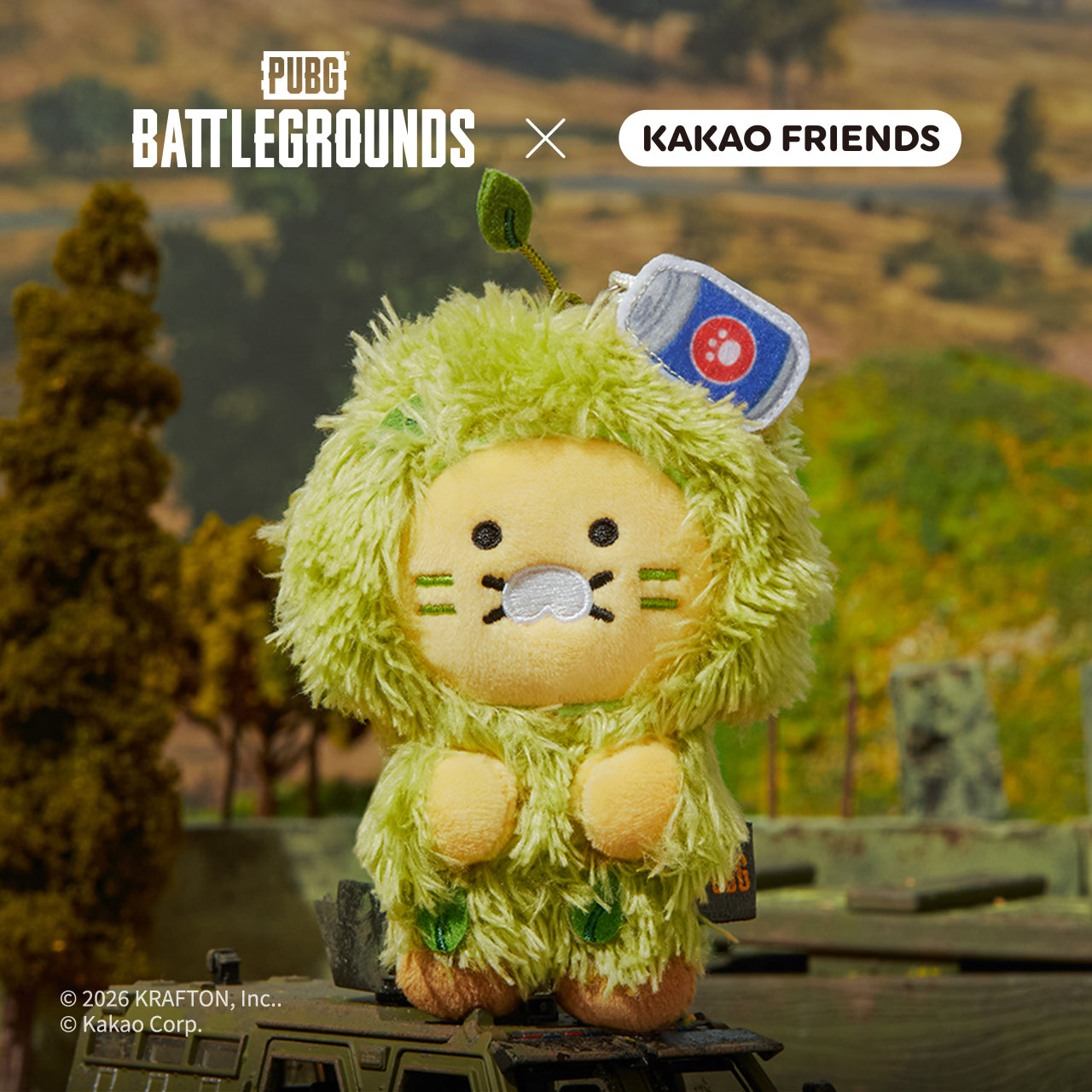 XFriends Keychain Plush Chunsik - Authentic Kakao Friends from Korea | Koolseoul