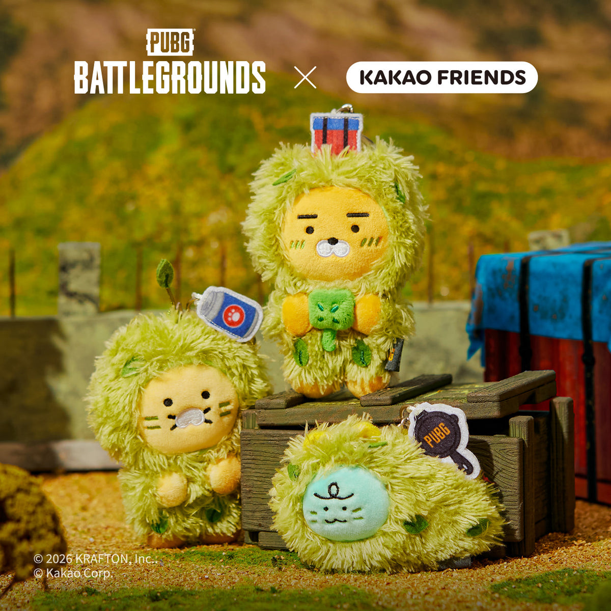 XFriends Keychain Plush Chunsik - Authentic Kakao Friends from Korea | Koolseoul