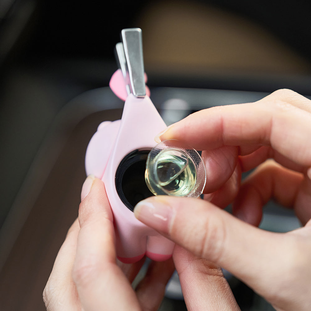 Black Car Air Freshener Rose Chunsik - Korean kawaii Kakao Friends | Koolseoul