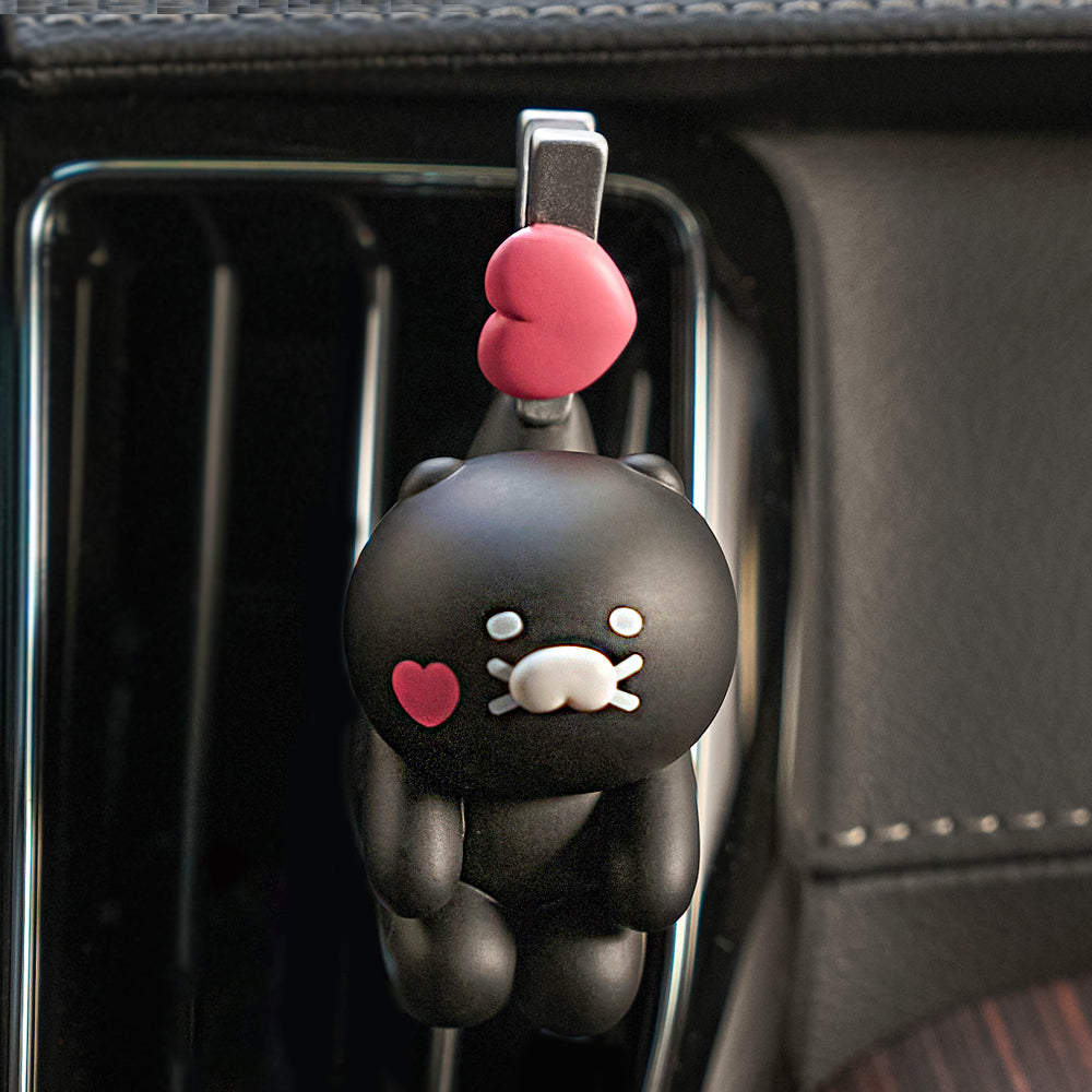Black Car Air Freshener Black Chunsik - Official Kakao Friends merchandise | Koolseoul
