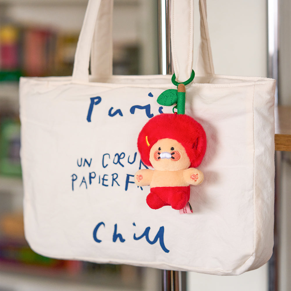 Red Keychain Plush Chunsik - Official Kakao Friends merchandise | Koolseoul