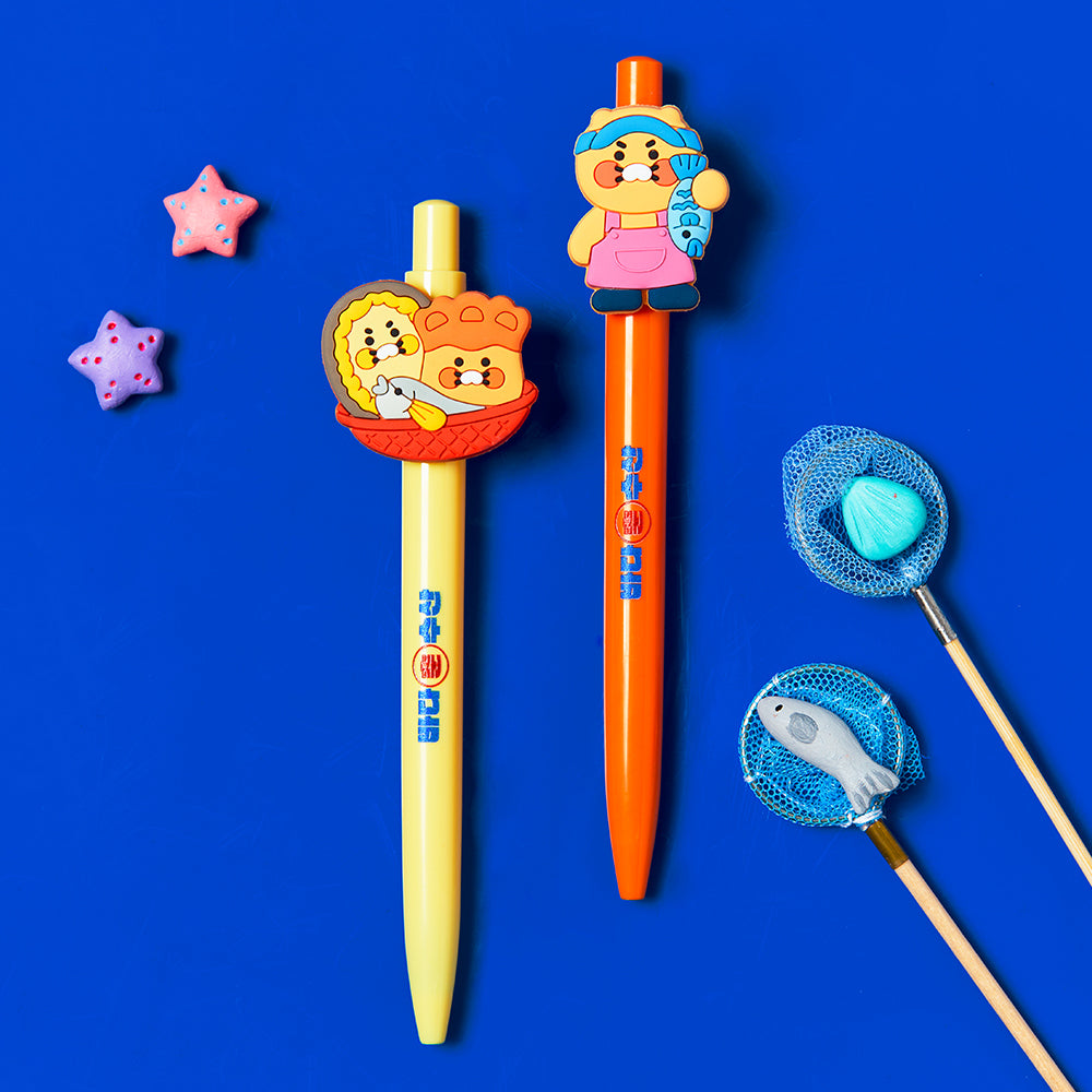 2P Set Chunsik Pen - Authentic Kakao Friends from Korea | Koolseoul